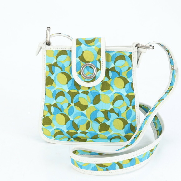 Celine Circle Polka Dot Leather Shoulder Bag, Crossbody Handbag, Tote Bag for... - Picture 1 of 9